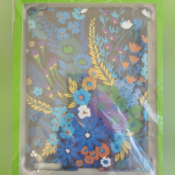 VERA BRADLEY Midnight Blues Floral Snap On Case For iPad 2 & 3 One Size - Picture 4 of 11